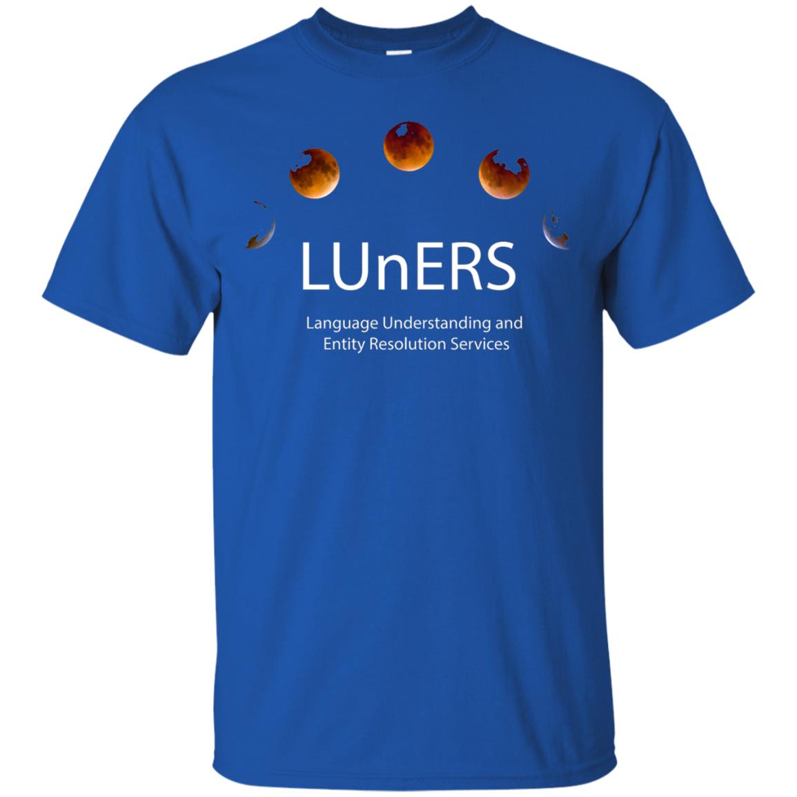 Luners Team T-shirt Language Understanding And Entity Resolution Services Royal