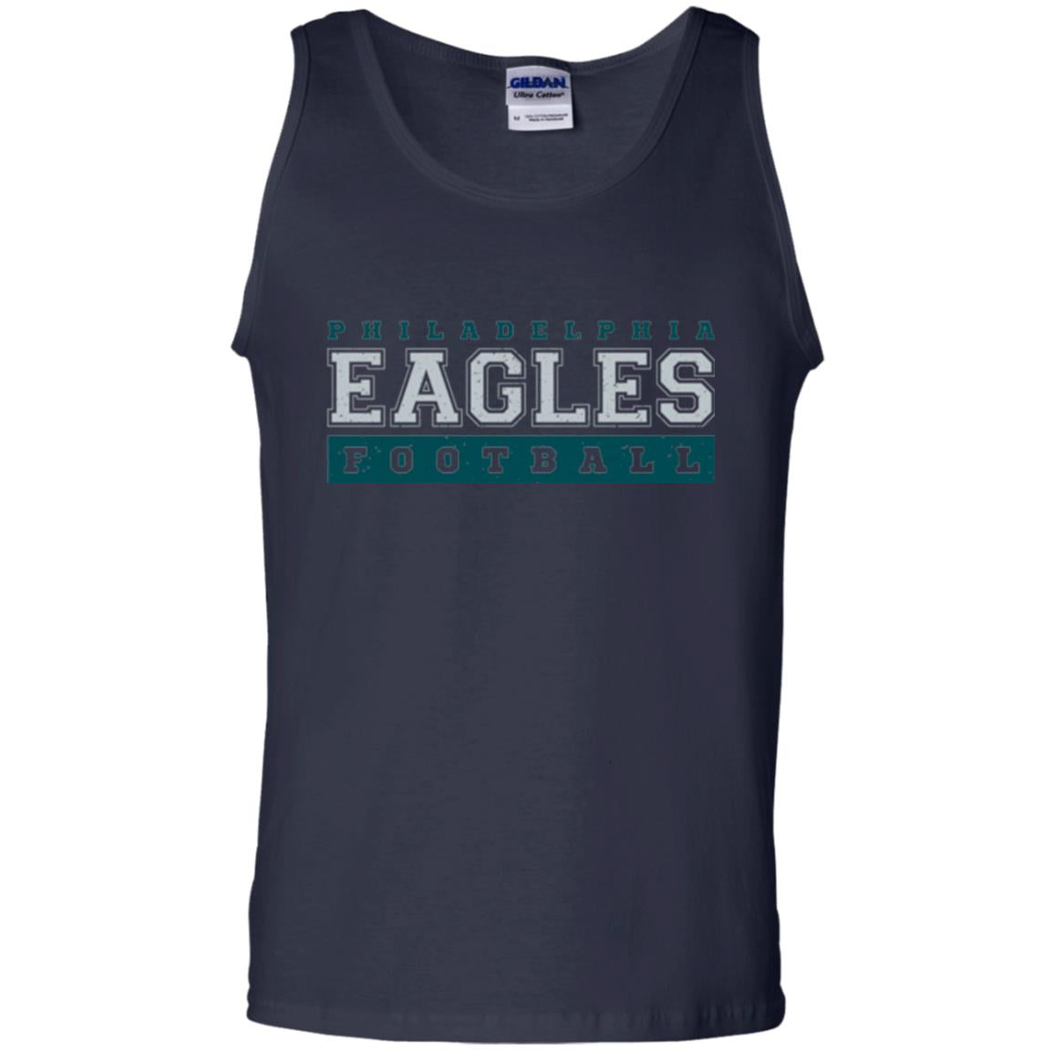 Football Lover T-shirt Philadelphia Football Fly Eagles Fly Collegiate Navy