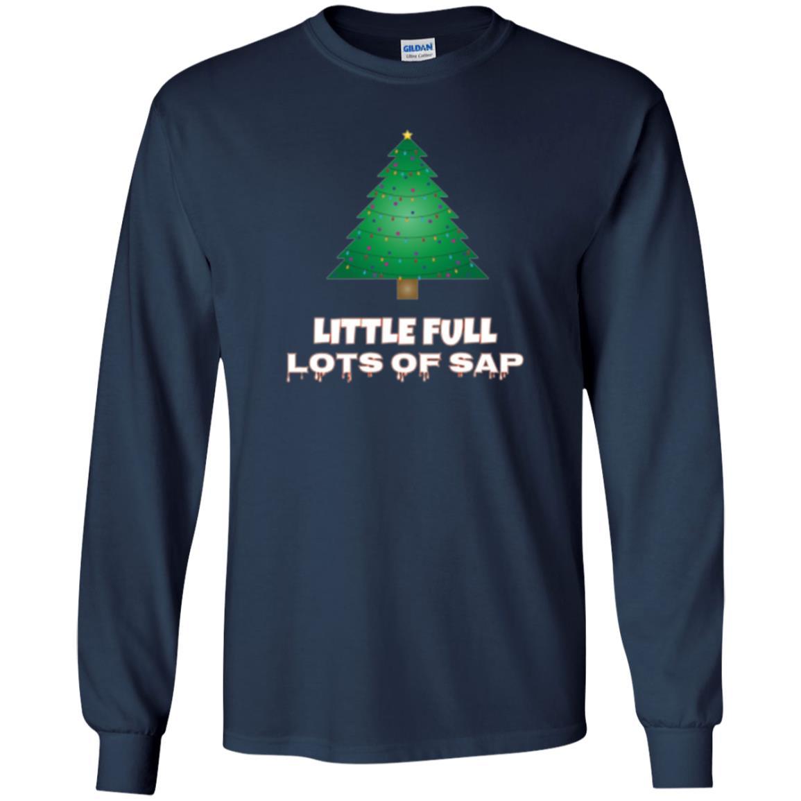 Christmas T-shirt Little Full Lots Of Sap Navy