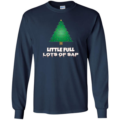 Christmas T-shirt Little Full Lots Of Sap Navy