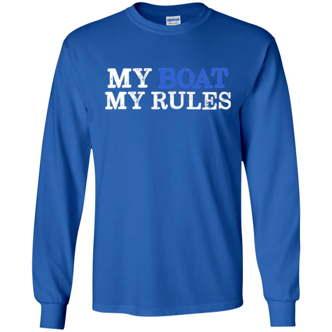 My Boat My Rules T-shirt Royal