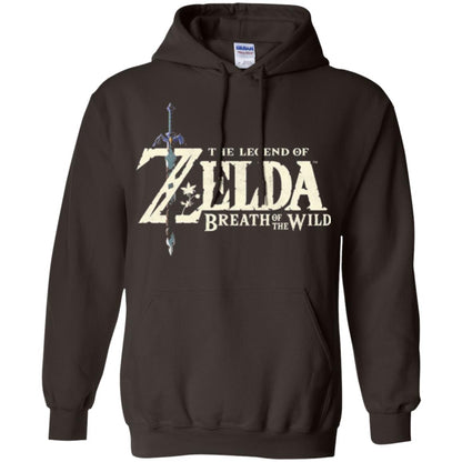 Game T-shirt Nintendo Zelda Breath Of The Wild Dark Chocolate