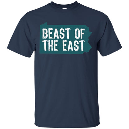 Pennsylvania State T-shirt East Beast Distressed Philadelphia Navy