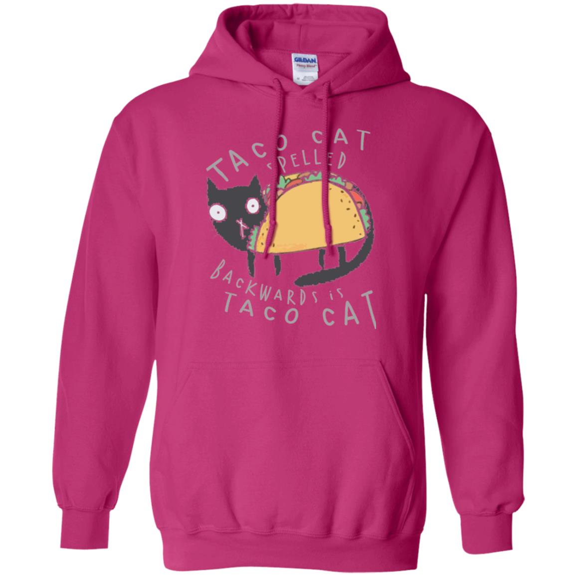 Cat Lovers T-shirt Taco Cat Spelled Backward Is Taco Cat Heliconia
