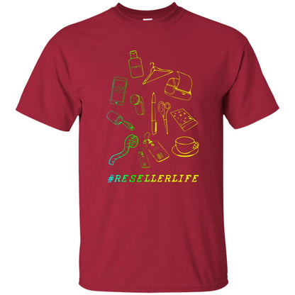 Reseller Life Entrepreneur Self Employed Reselling Gift Shirt Cardinal