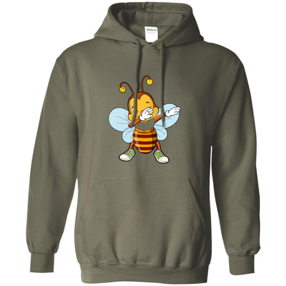 Dabbing Bee Dab Dancing Beekeeping Bee Lover T-shirt Military Green