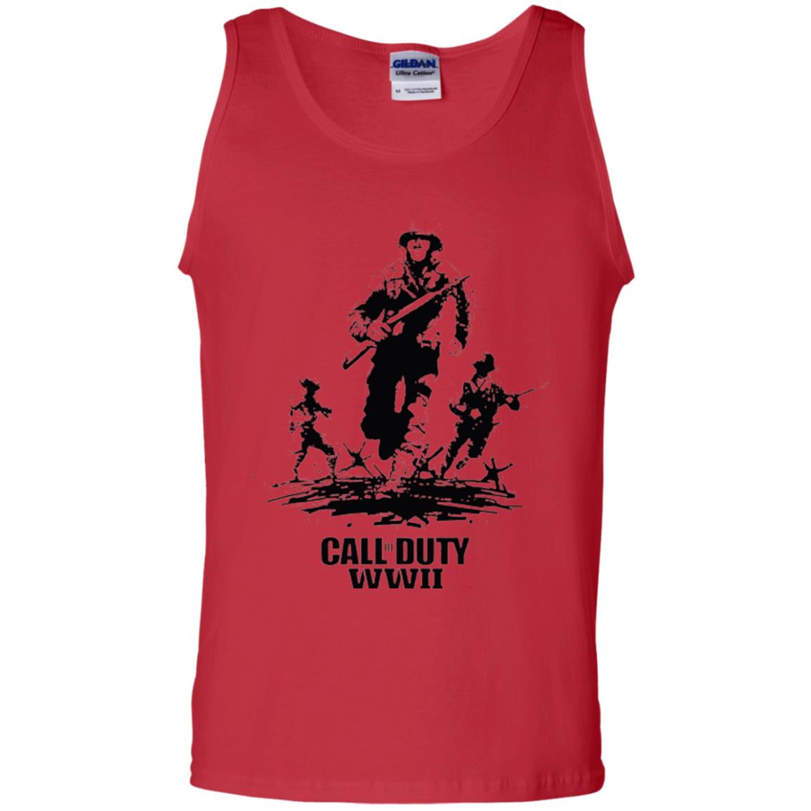 Military T-shirt Call Of Duty Wwi Red