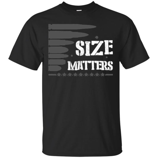 Hunter T-shirt Size Matters Black