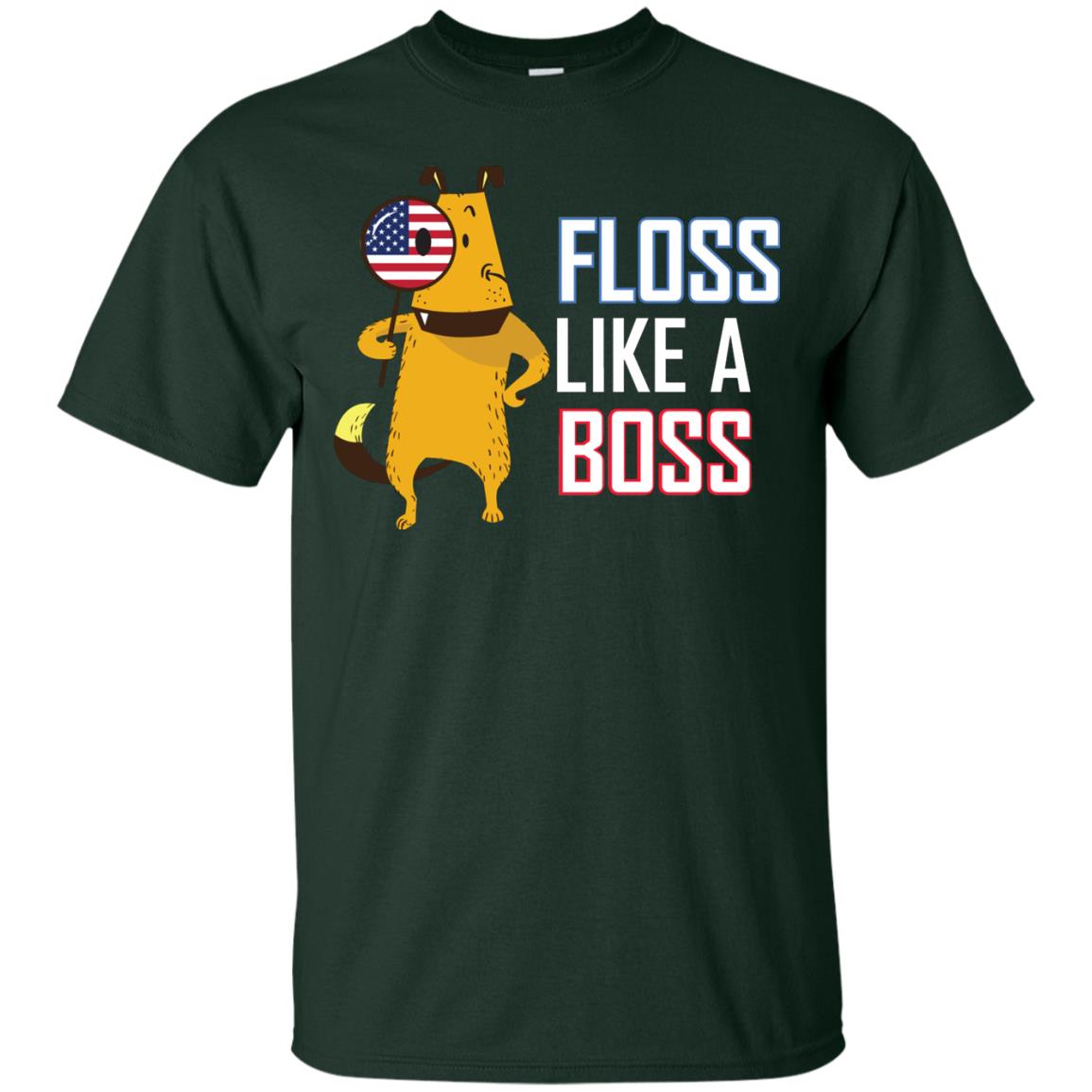 Floss Like A Boss Dog Shirt Forest