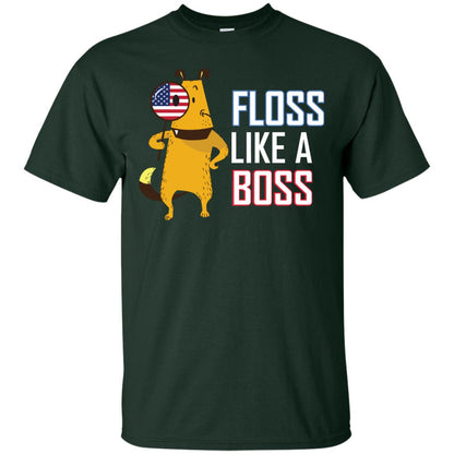 Floss Like A Boss Dog Shirt Forest