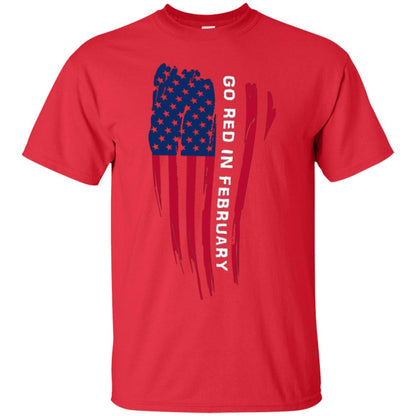 National Wear Red Day T-shirt Go Red In February Red