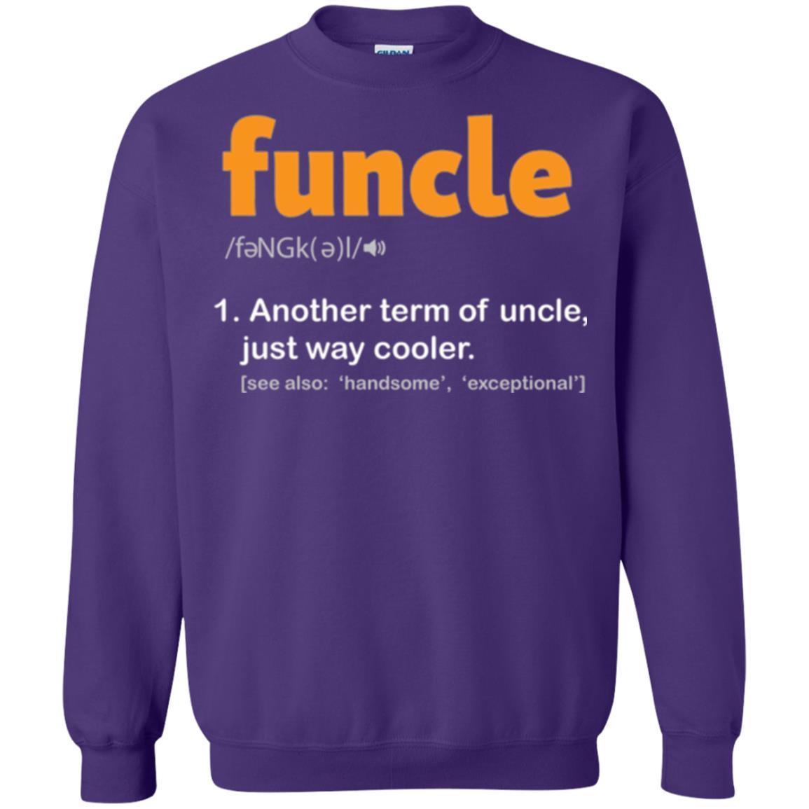 Funcle Definition T-shirt Funny Uncle Jokes Purple