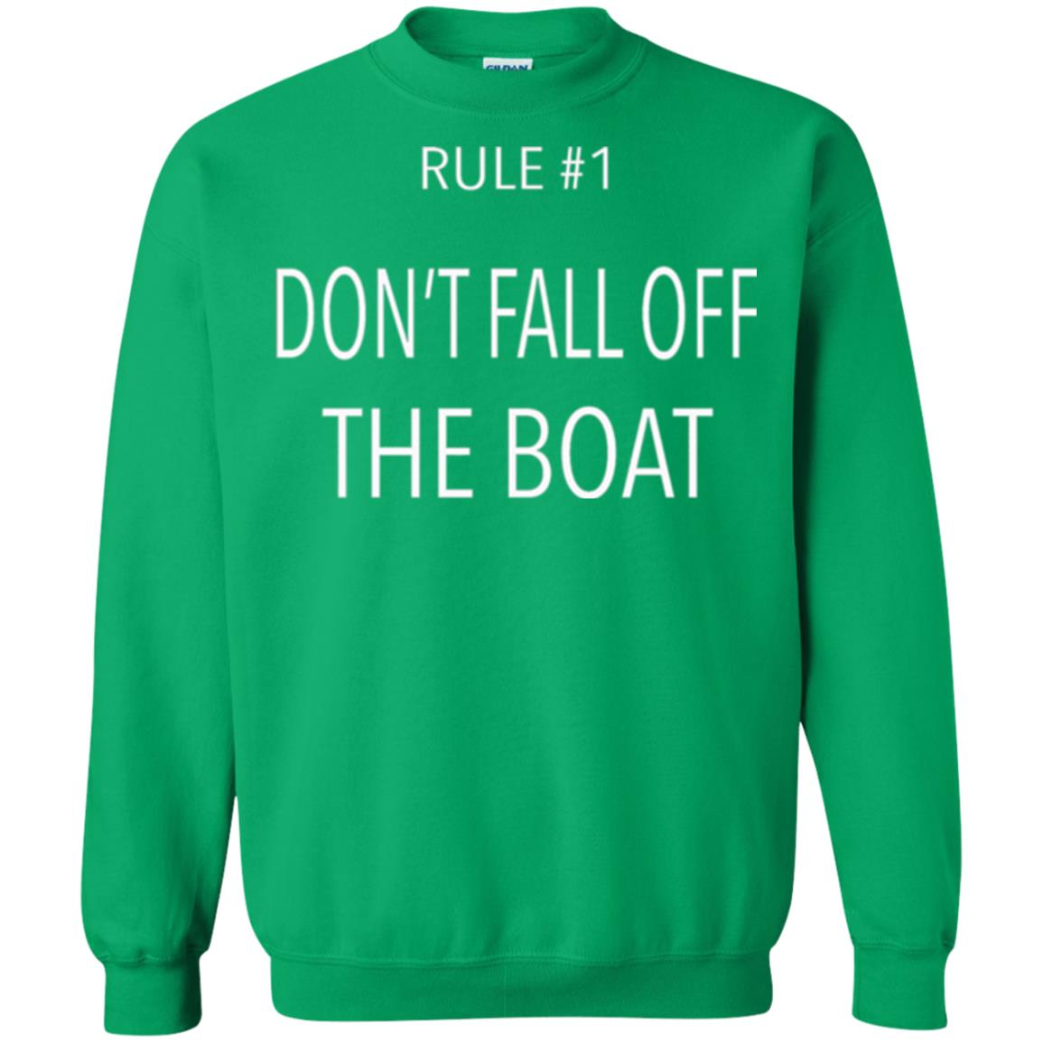 Cruise T-shirt Rule 1 Don_t Fall Off The Boat Irish Green