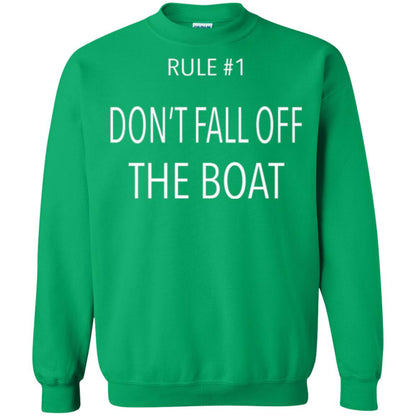 Cruise T-shirt Rule 1 Don_t Fall Off The Boat Irish Green
