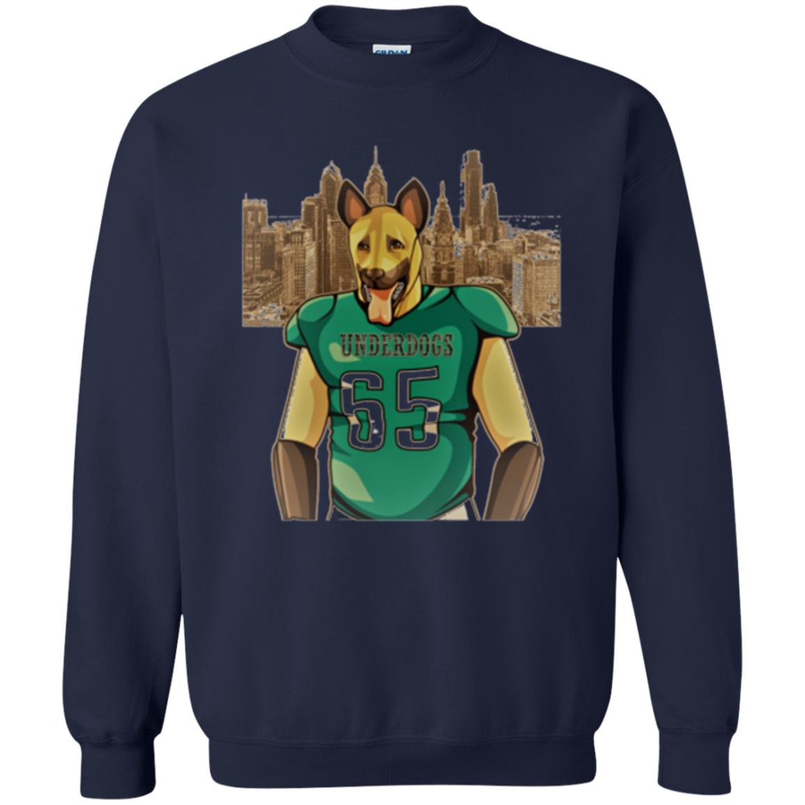 Dog Lover T-shirt Philly Fan Philadelphia Underdogs 2018 Game Day Navy