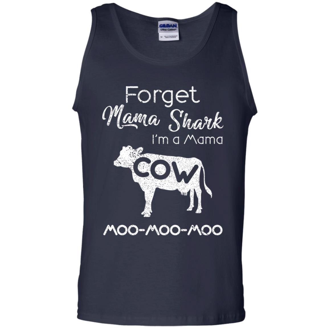 Forget Mama Shark I'm A Mama Cow Shirt Navy