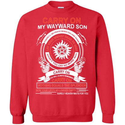 Carry On My Wayward Sonthere Will Be Place When You Are Done Red