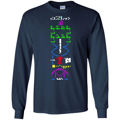 Astronomer T-shirt 1974 Arecibo Message Cool Space Exploration Navy