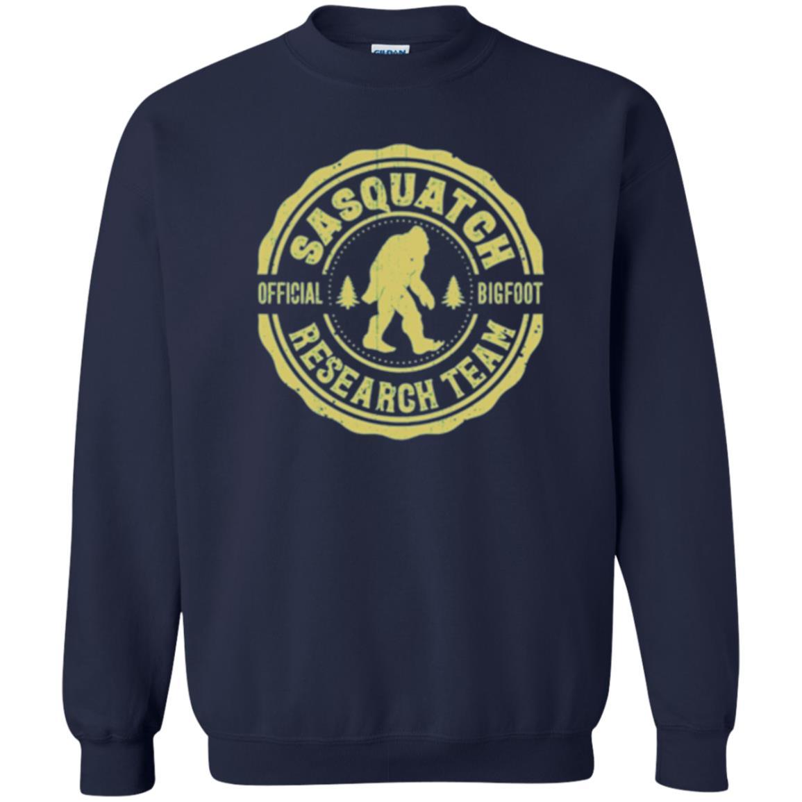 Squatchin Gone T-shirt Finding Sasquatch Bigfoot Research Team Navy