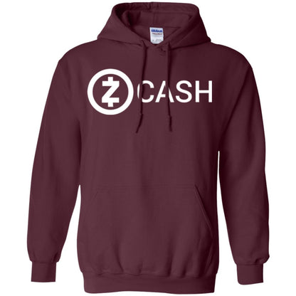 Cryptocurrency Zec Logo T-shirt Zcash Maroon