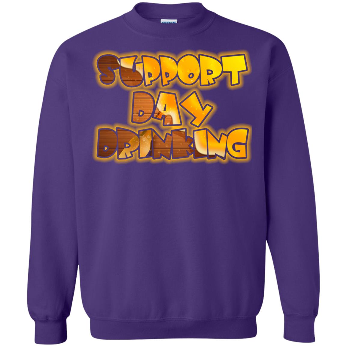 Saint Patrick's Day T-shirt Support Day Drinking Purple