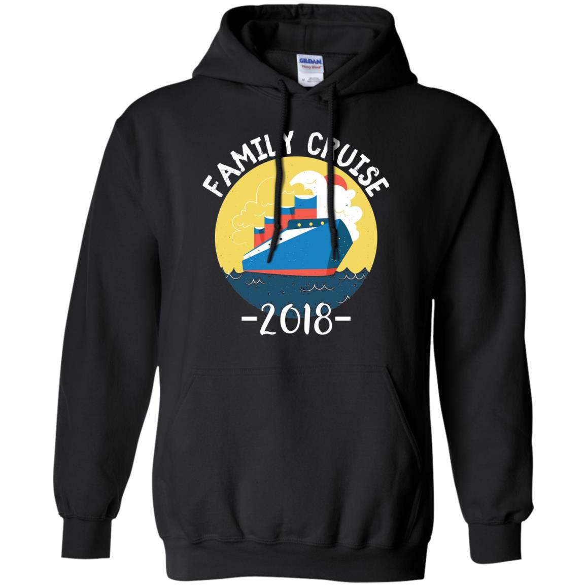 Summer Holiday T-shirt Family Cruise 2018 Black