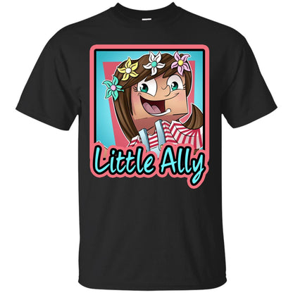 Little Ally Minecraft Little Club Adventures Shirt Black