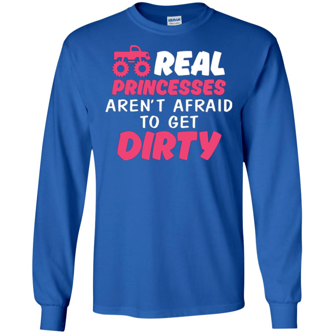 Monster Truck Girl T-shirt Real Princesses Aren’t Afraid To Get Dirty Royal