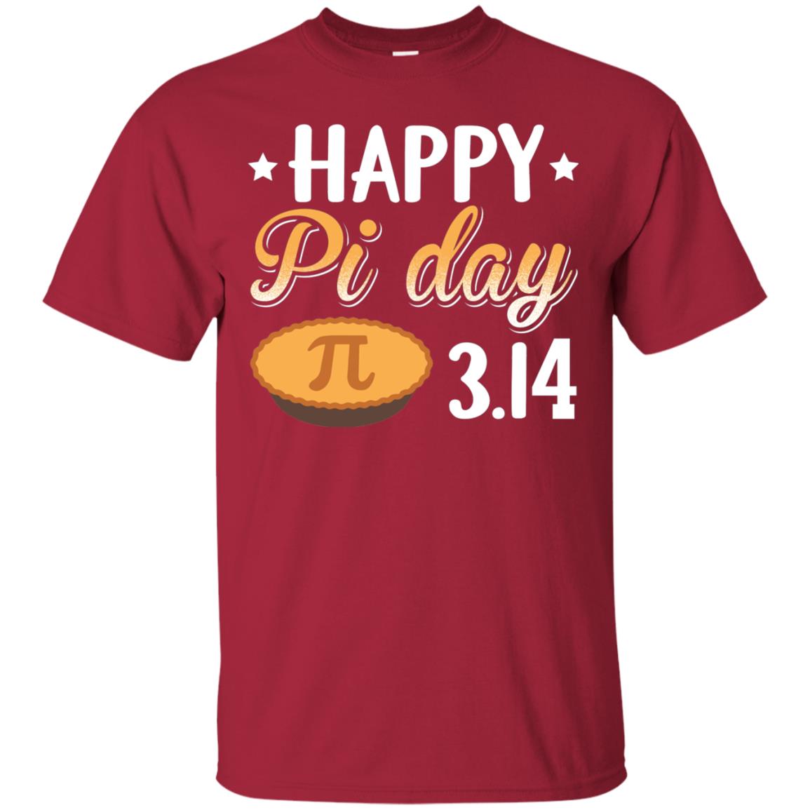 Happy Pi Day 3.14 Funny Math Lover T-shirt Cardinal