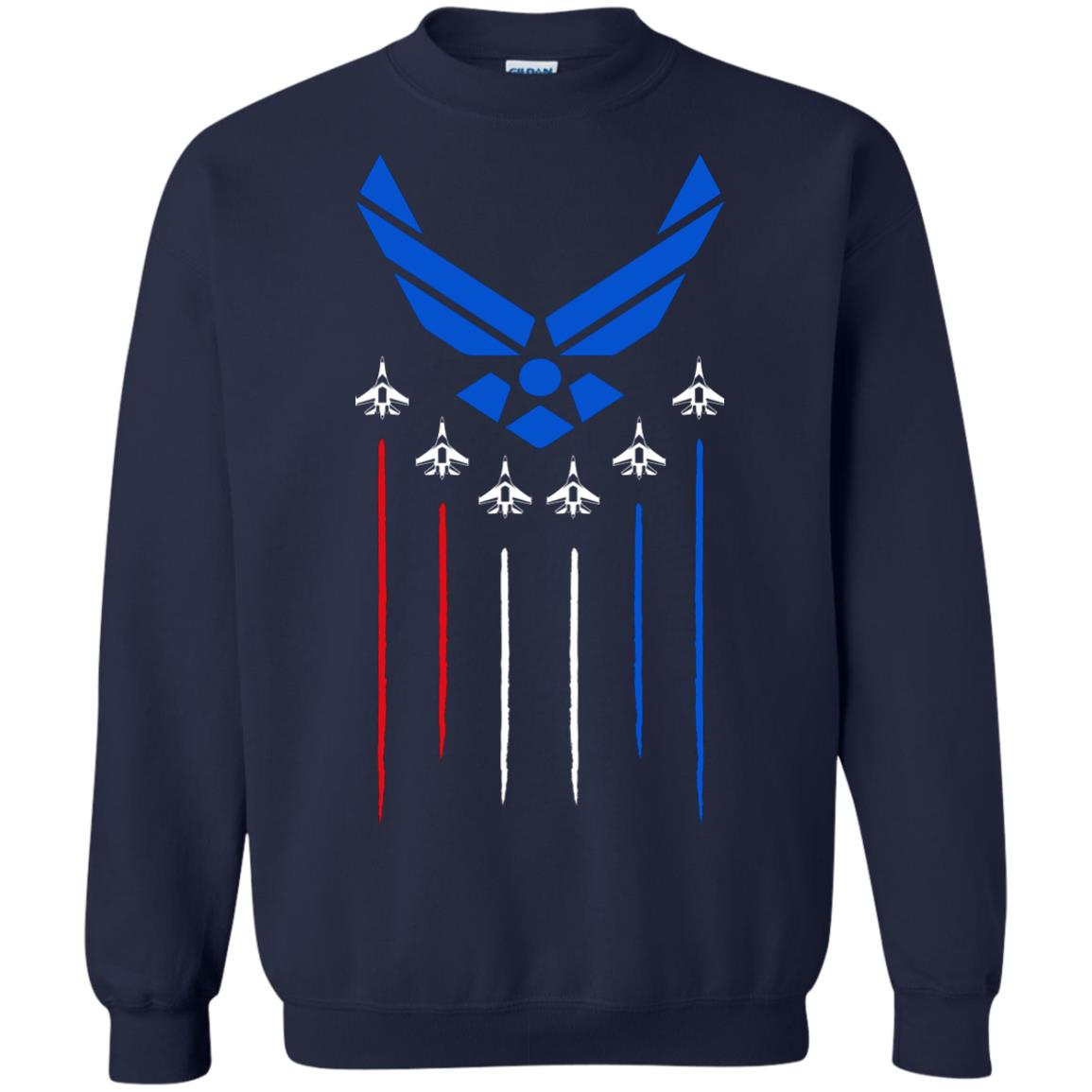 Air Force America Military Shirt Navy