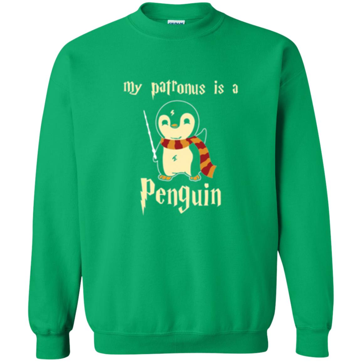 Penguin Lovers T-shirt My Patronus Is A Penguin Hot Irish Green