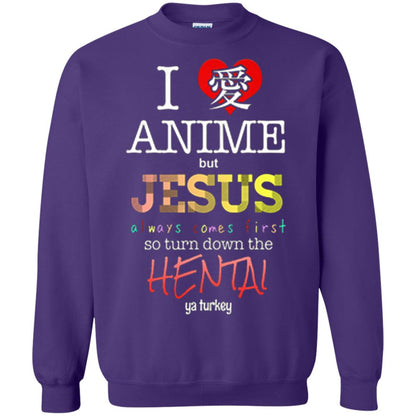 I Love Anime But Jesus Always Comes First Shirt