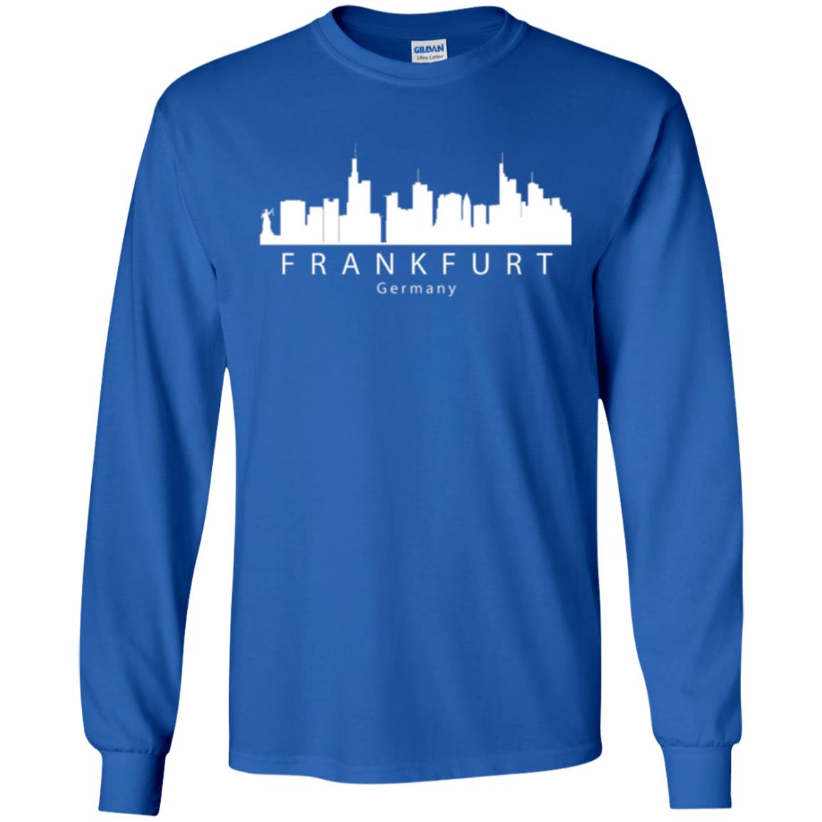 Frankfurt Germany Skyline T-shirt Royal