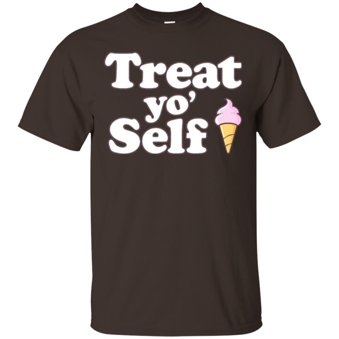 Treat Yo_ Self Ice Cream T-shirt Dark Chocolate