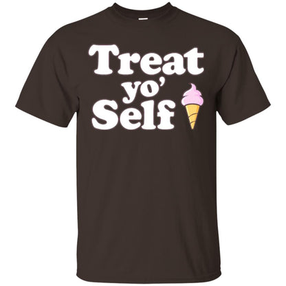 Treat Yo_ Self Ice Cream T-shirt Dark Chocolate