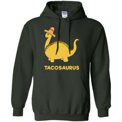 Cinco De Mayo Tacosaurus Taco Dinosaur Lover Shirt Forest Green