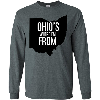 Ohio T-shirt Where I_m From Dark Heather