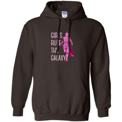 Film T-shirt Girls Rule The Galaxy T-shirt Dark Chocolate