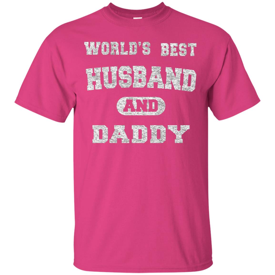 Worlds Best Husband And Daddy Family Shirt Heliconia