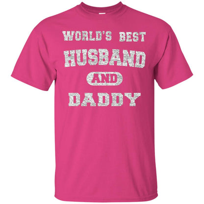 Worlds Best Husband And Daddy Family Shirt Heliconia