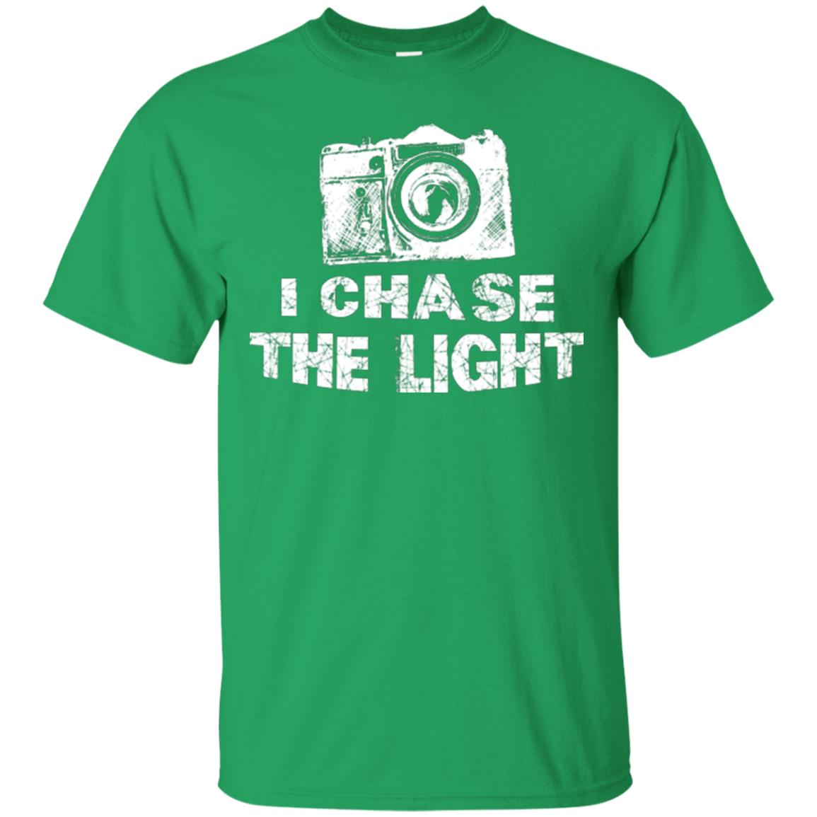 Photographer T-shirt I Chase The Light Irish Green