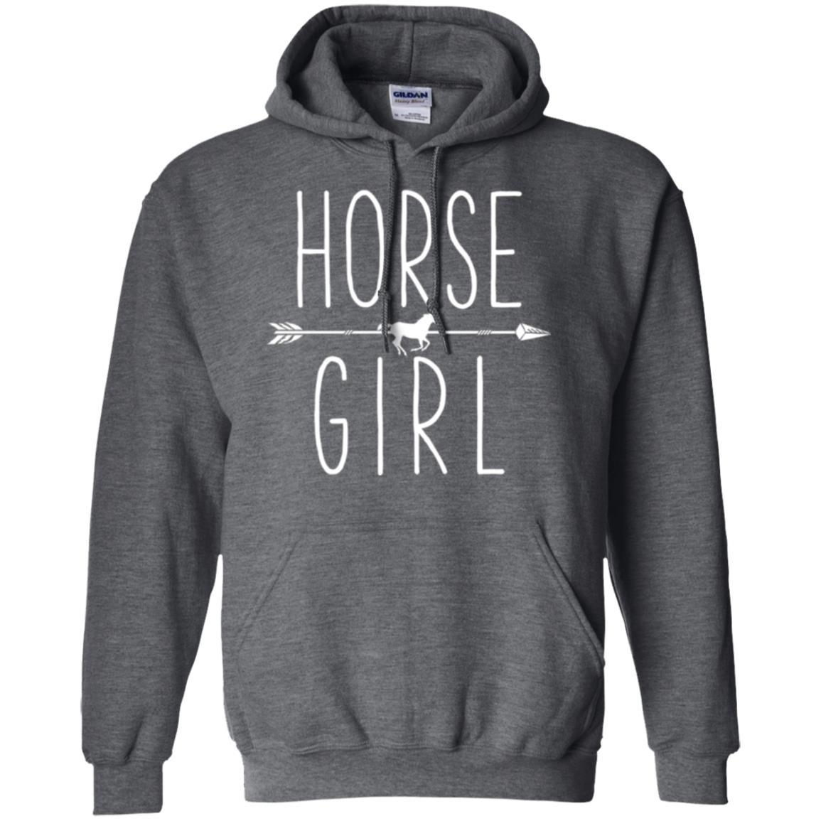 Horse Girl T-shirt I Love My Horses Racing Riding Dark Heather