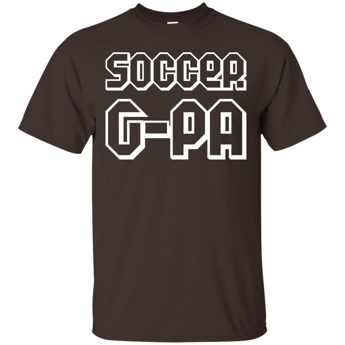 Soccer G-pa Gift Shirt For Soocer Lover Dark Chocolate