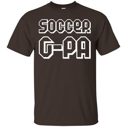 Soccer G-pa Gift Shirt For Soocer Lover Dark Chocolate