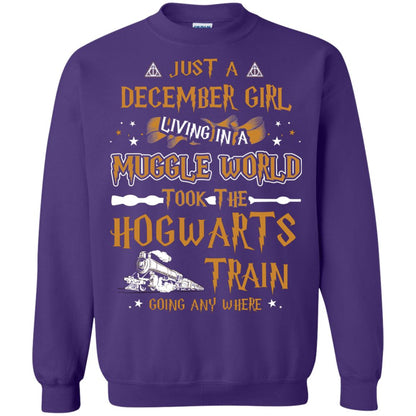Just A December Girl Living In A Muggle World Took The Hogwarts Train Going Any Where Purple