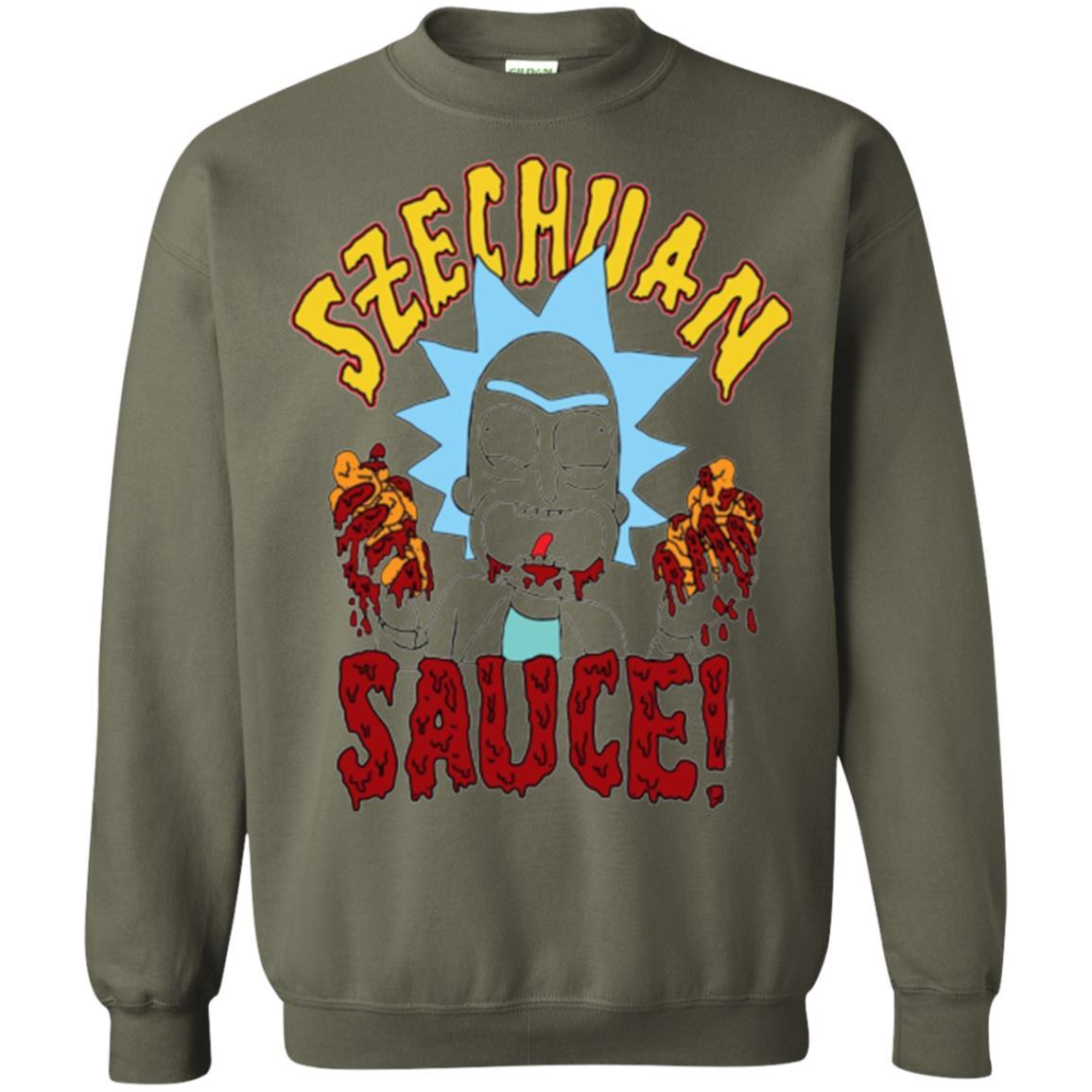 Film T-shirt Szechuan Sauce T-shirt Military Green