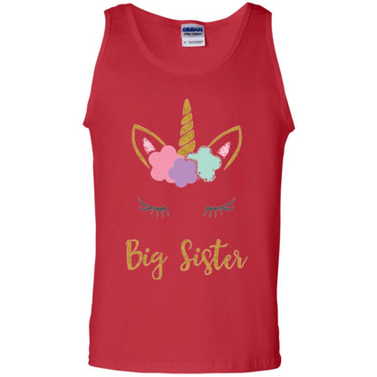Family T-shirt Big Sister Red