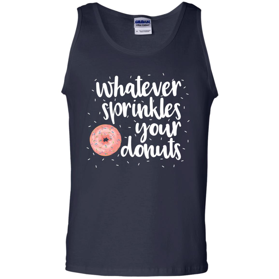 Whatever Sprinkles Your Donuts T-shirt Navy
