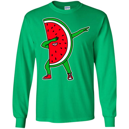 Dabbing Watermelon Shirt Irish Green