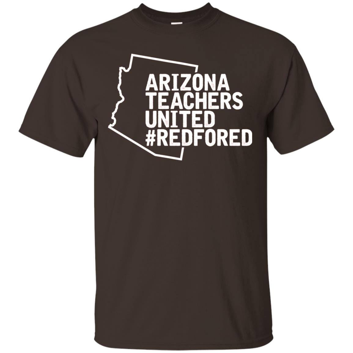 Arizona Teacher Shirt Red For Ed #redfored Dark Chocolate